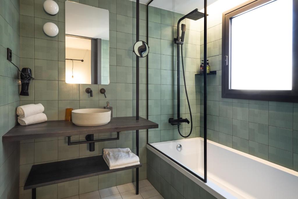 Kúpeľňa v ubytovaní Hotel Orangine
