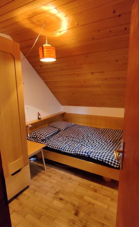 Postel nebo postele na pokoji v ubytování Vila Tanja