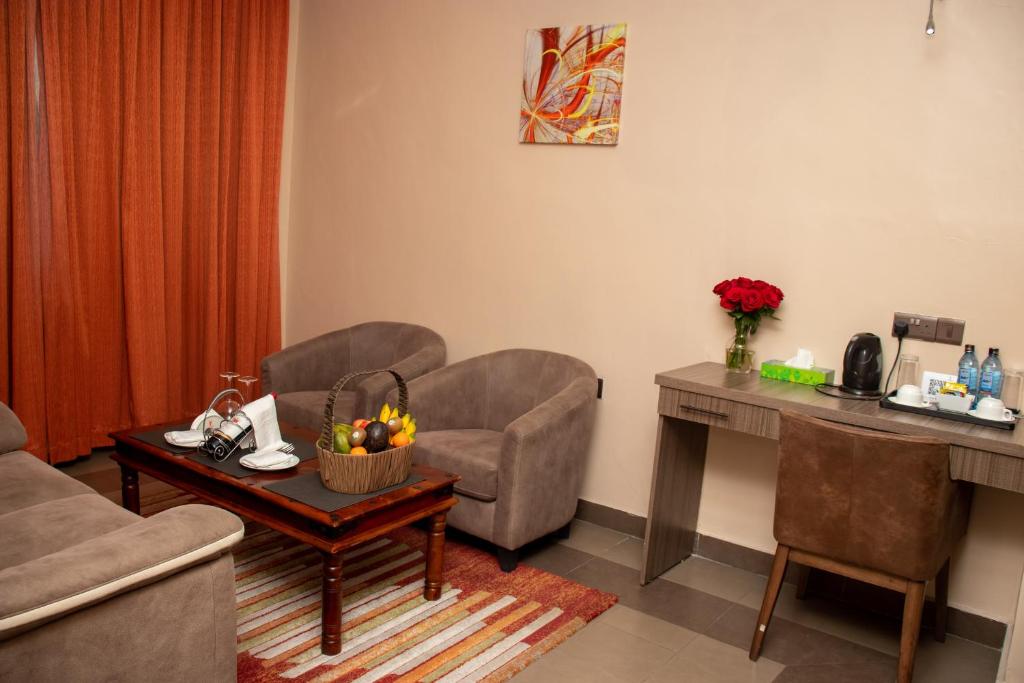Posezení v ubytování Hotel Waterbuck