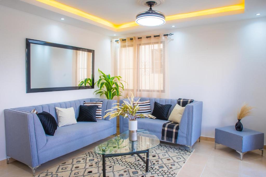 Posezení v ubytování Luxury, cozy apartment Alma Rosa /15 min airport