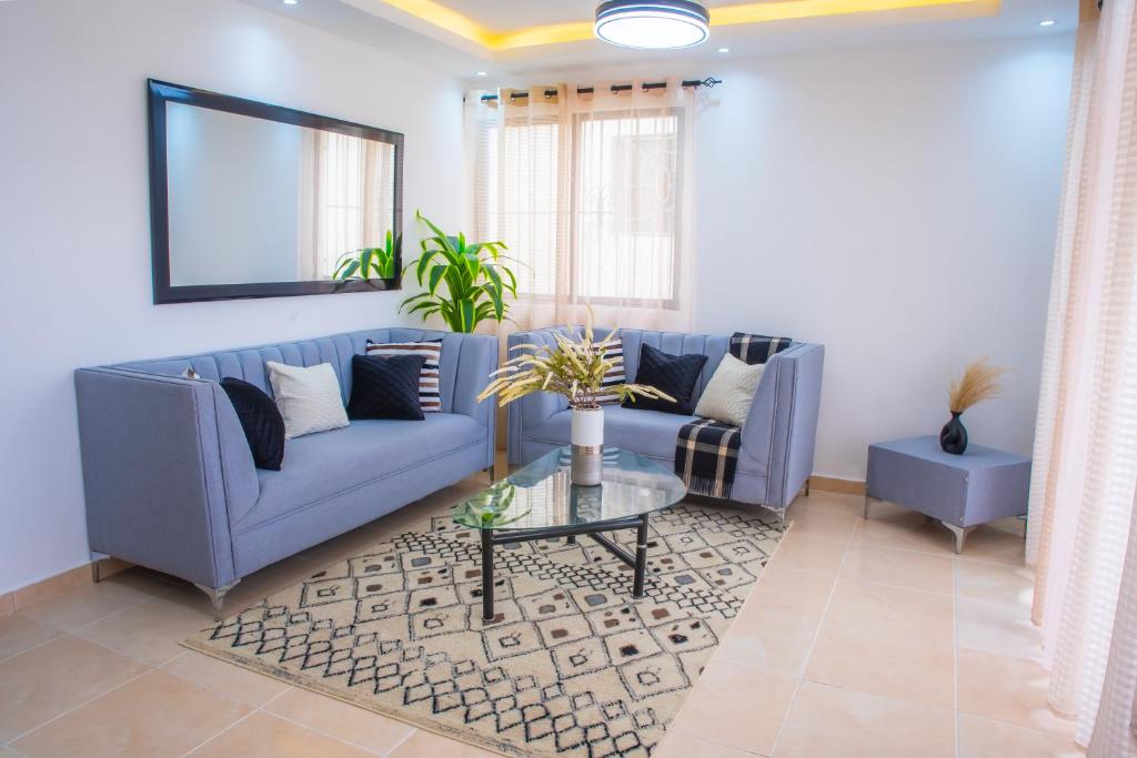 Posezení v ubytování Luxury, cozy apartment Alma Rosa /15 min airport