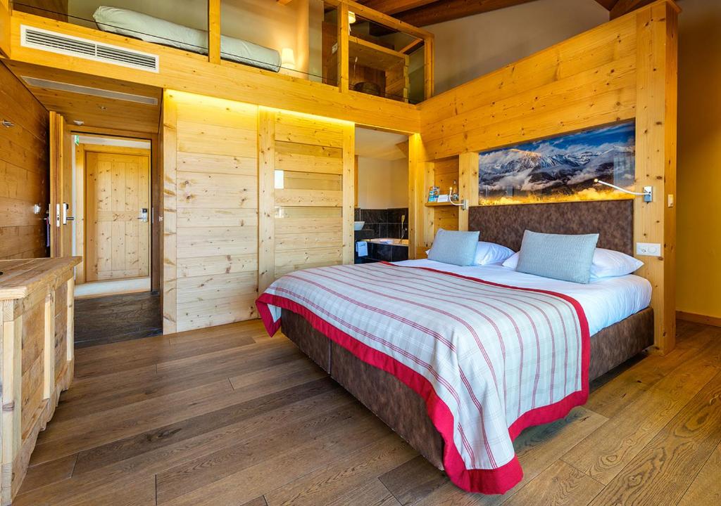Nendaz 4 Vallées & SPA 4* Superior - Mezanine Room Com Vista