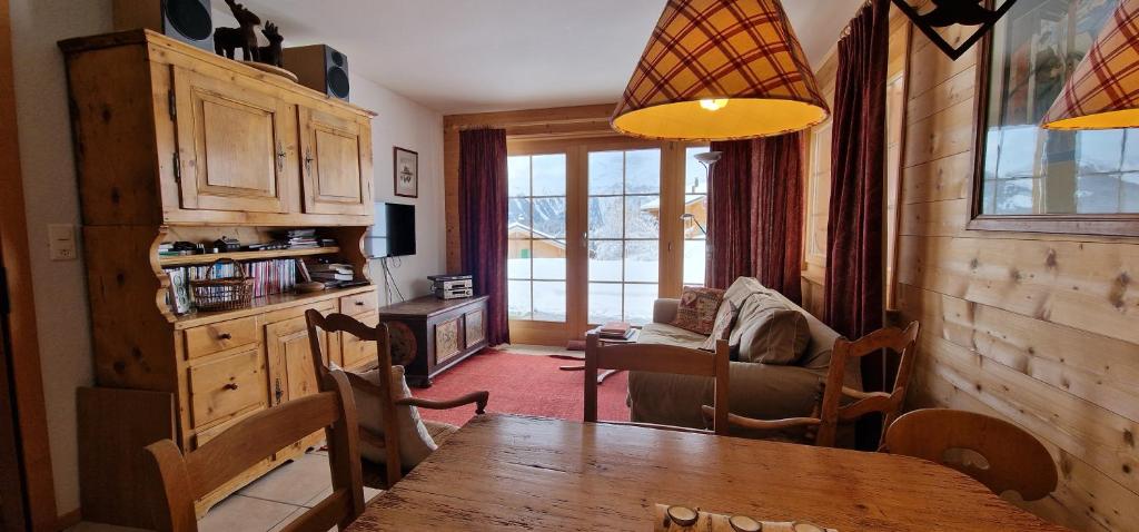 Kuchyň nebo kuchyňský kout v ubytování Chalet Casteol