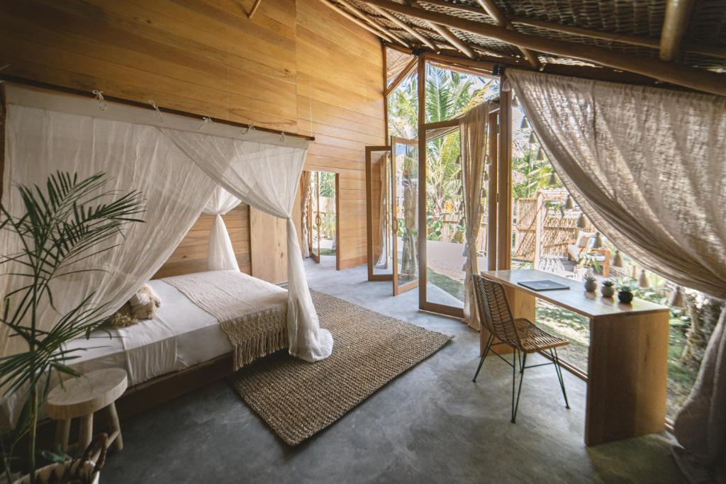 Postel nebo postele na pokoji v ubytování AWERA RESORT