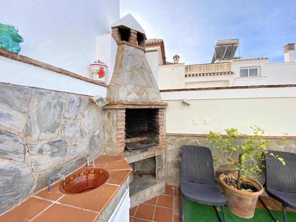 Posezení v ubytování Villa Mirto Private Pool Casasol