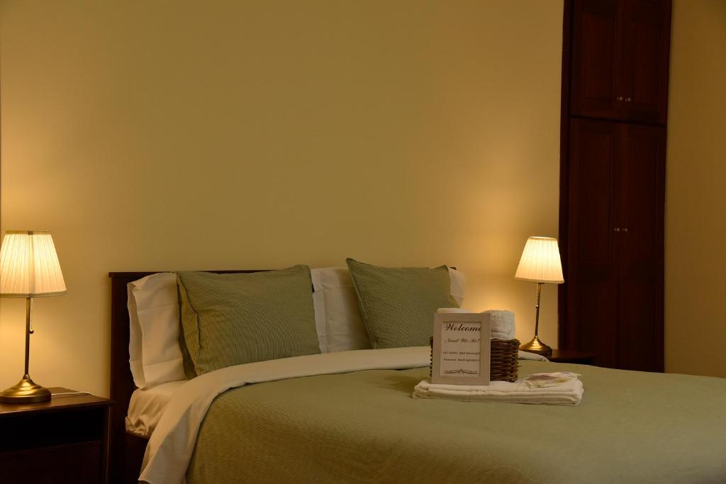 Posteľ alebo postele v izbe v ubytovaní Agriresort Villa Bentivoglio