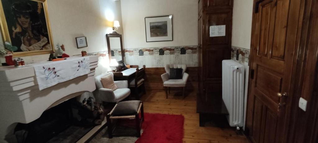 Część wypoczynkowa w obiekcie Guesthouse Kazakou