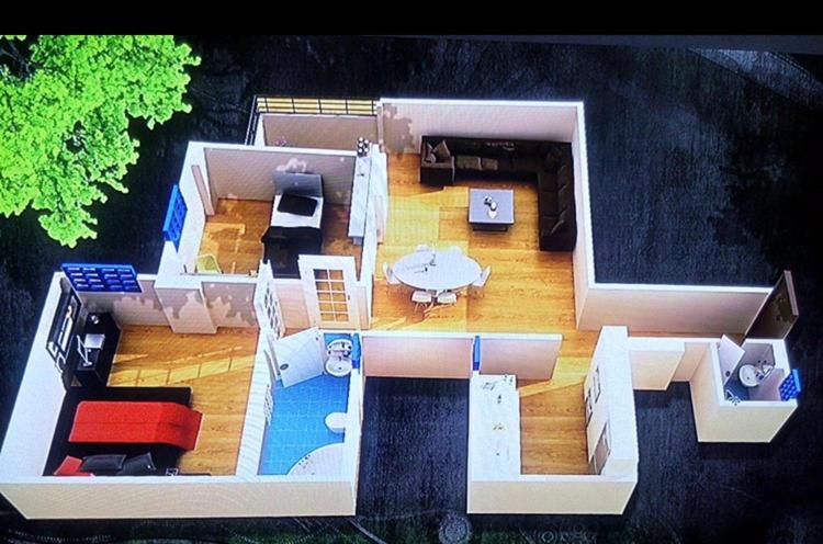 a model of a house with a living room at الهرم شارع الزعفران من احمد ماهر خلف محافظة الجيزة in Cairo