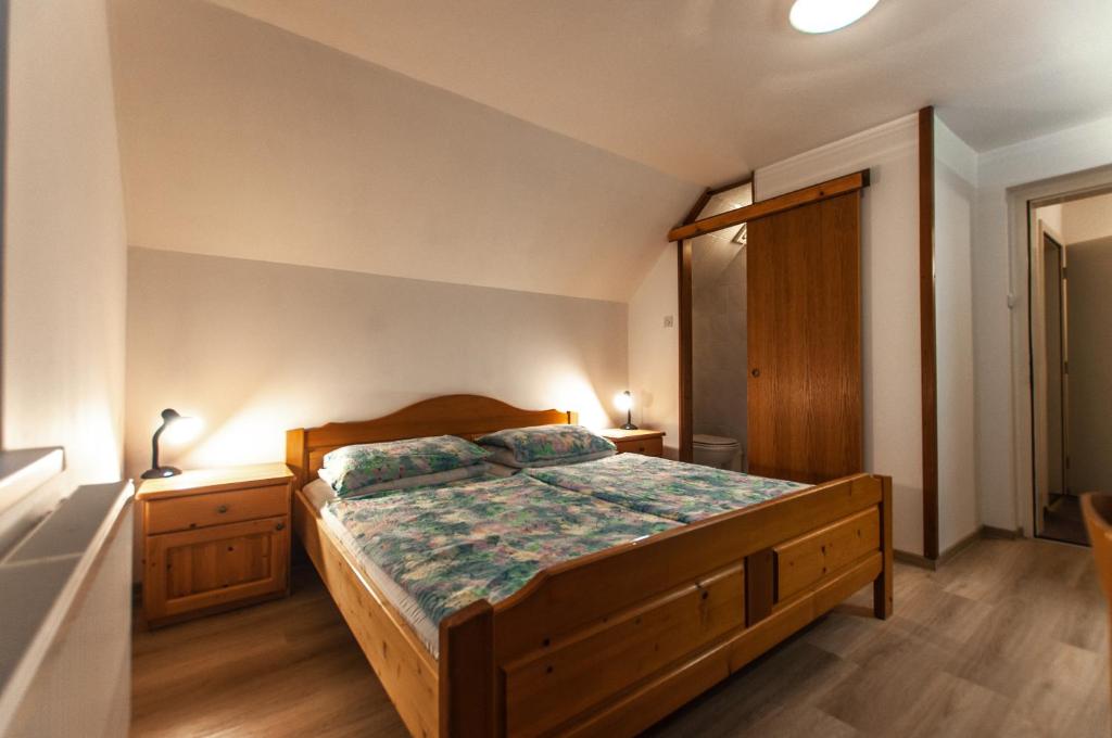 Postel nebo postele na pokoji v ubytování Apartment Ticar