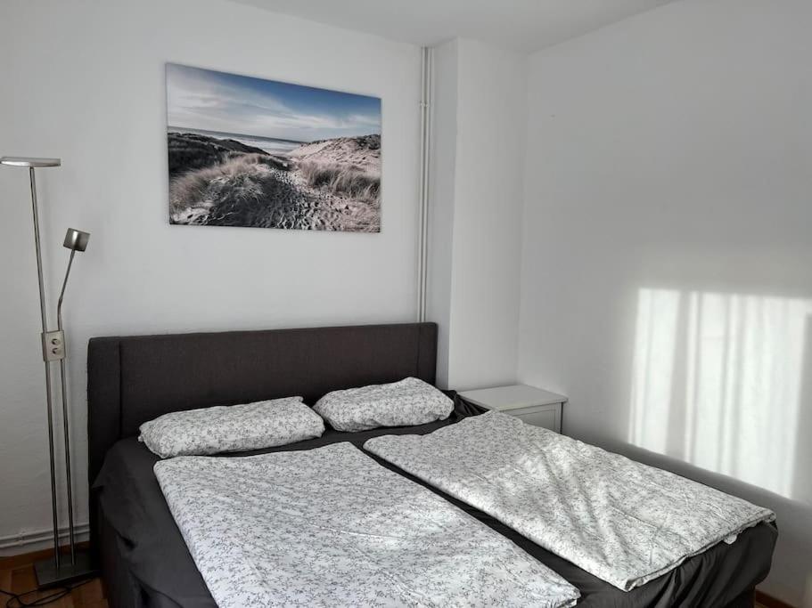 Postel nebo postele na pokoji v ubytování Gemütliches Reihenhaus mit Terrasse