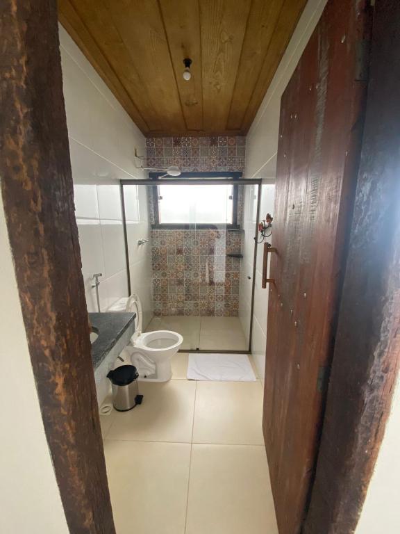 Koupelna v ubytování Nosso Chalet
