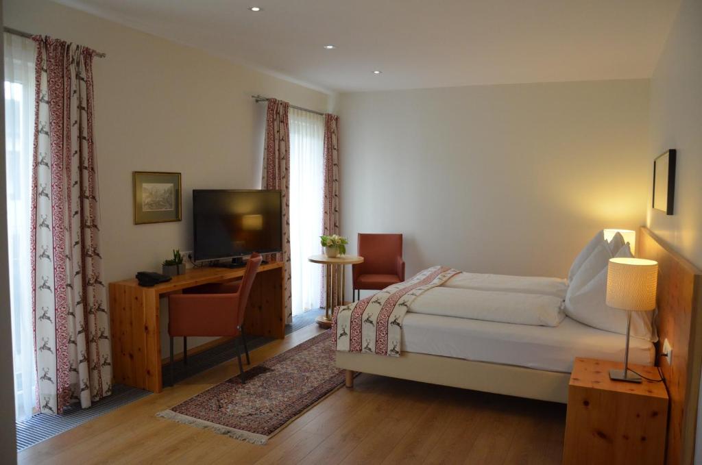 Voodi või voodid majutusasutuse Hotel Alhartinger Hof toas