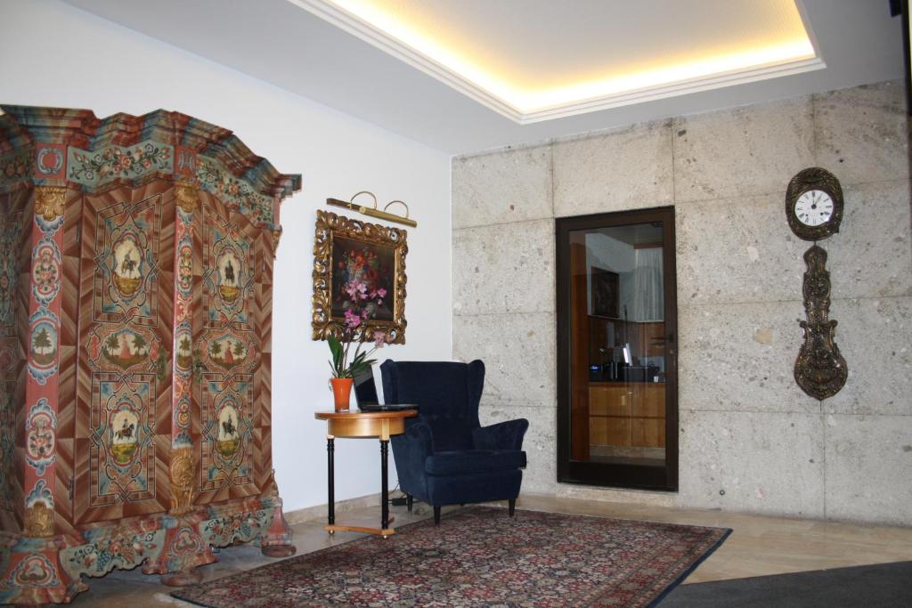 Istumisnurk majutusasutuses Hotel Alhartinger Hof
