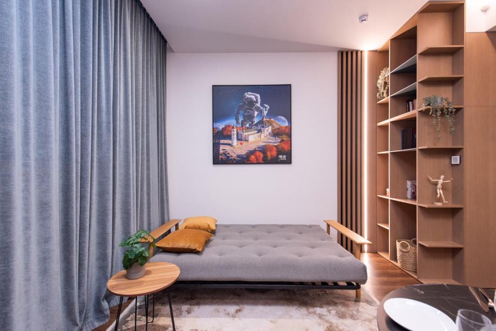 Część wypoczynkowa w obiekcie cohost I New Bastėja Life Apartments w-Garage Prkg & Self Check-in