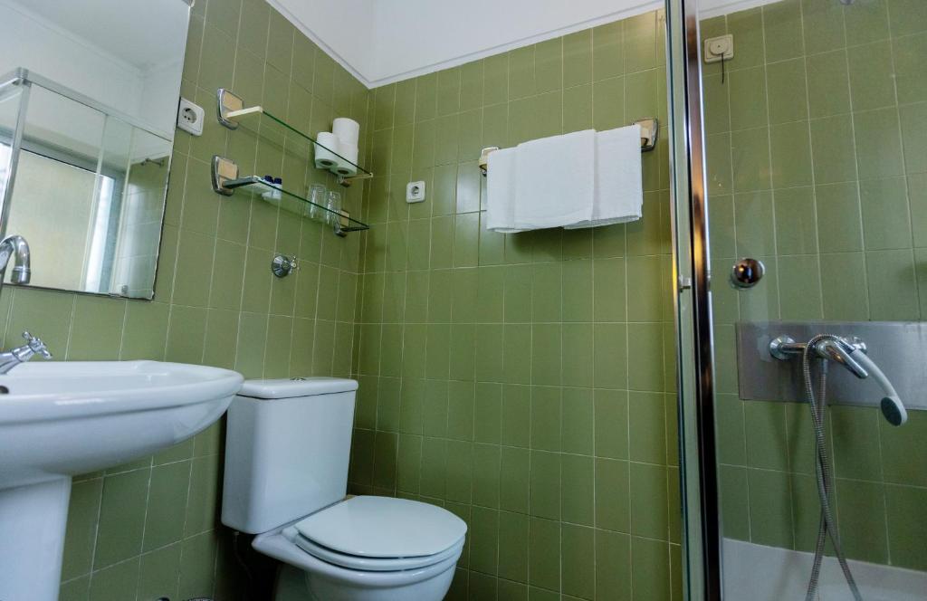 Koupelna v ubytování Hotel Sao Nicolau