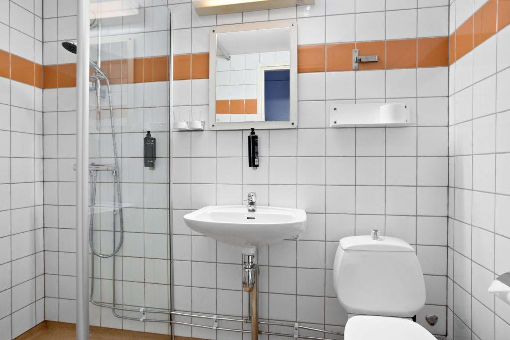 Koupelna v ubytování Best Western Gustaf Froding Hotel & Konferens