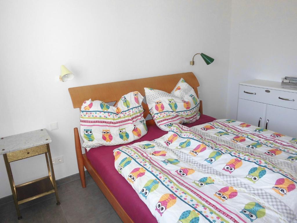 Postel nebo postele na pokoji v ubytování Haus Lichtblick