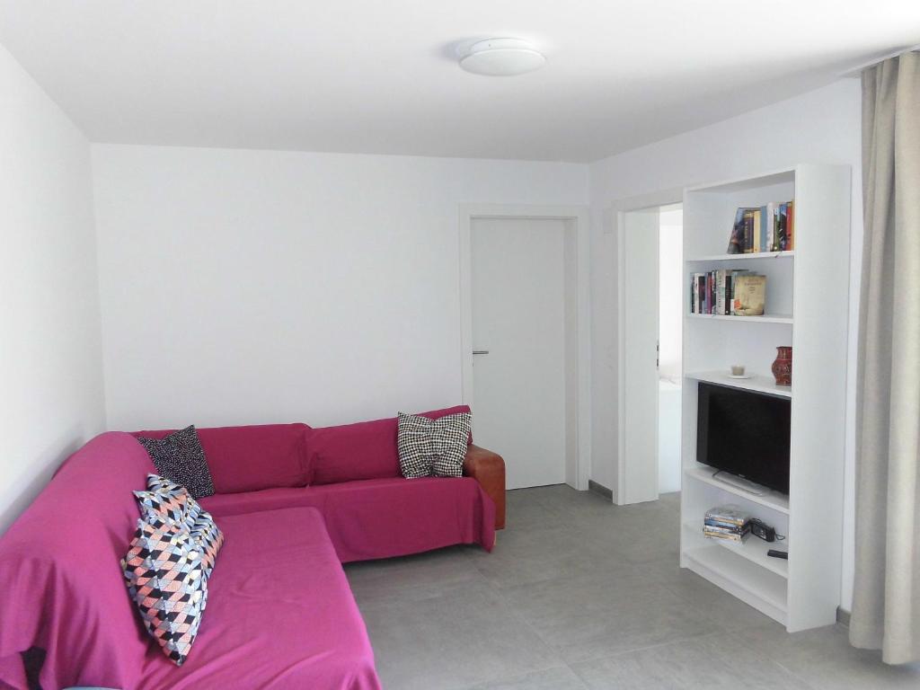 TV a/nebo společenská místnost v ubytování Haus Lichtblick