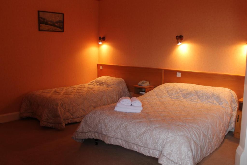 Postel nebo postele na pokoji v ubytování Riversdale Farm B&B