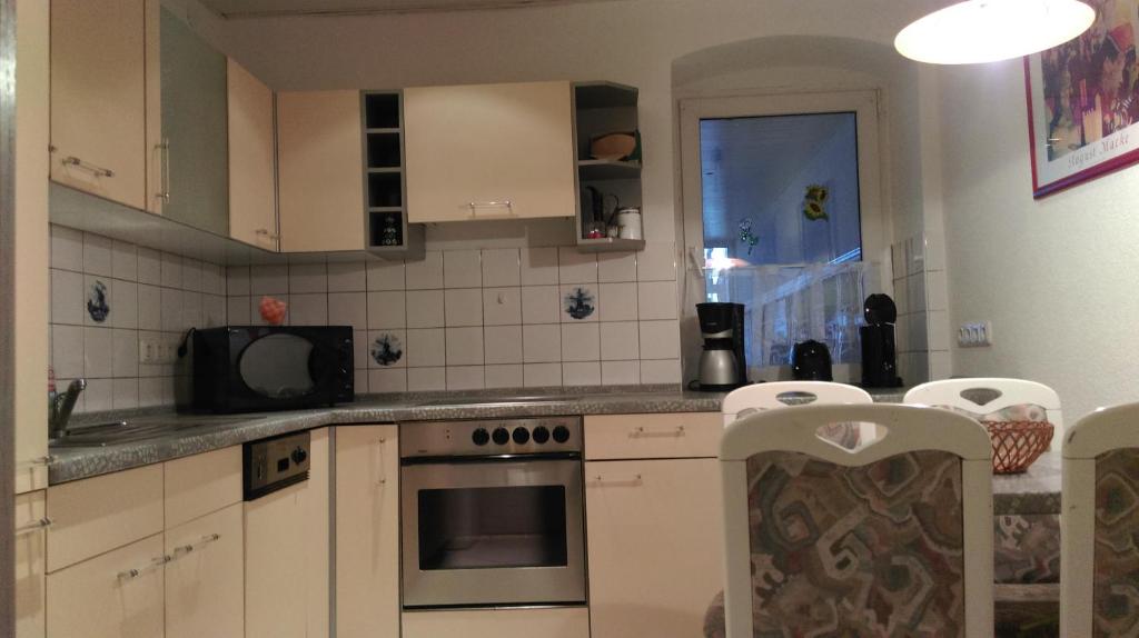 Kuchyň nebo kuchyňský kout v ubytování Pension Remenar & Lorenz