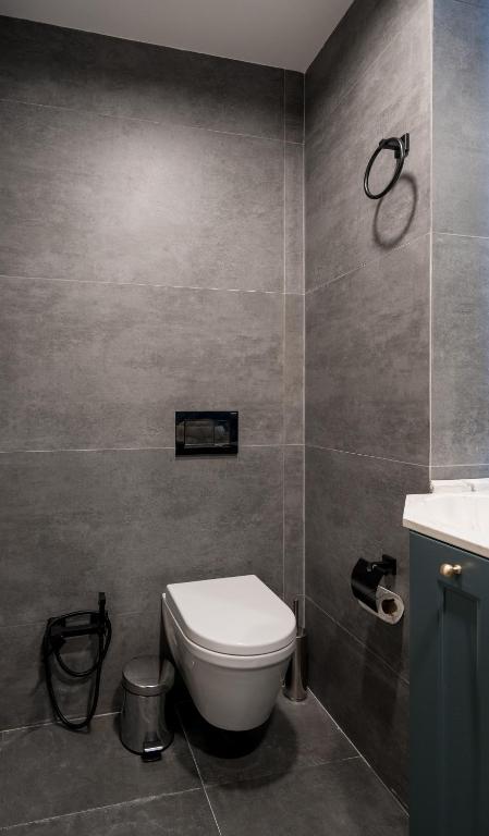 Koupelna v ubytování Studio Apartment in New Gudauri Redco Block F2