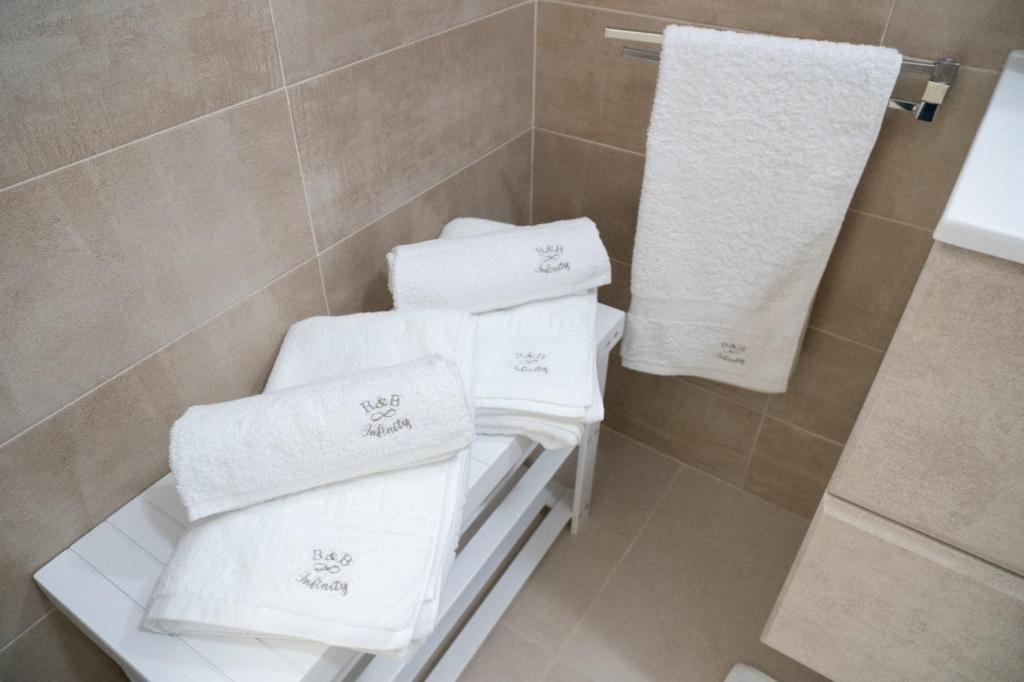 Koupelna v ubytování B & B INFINITY
