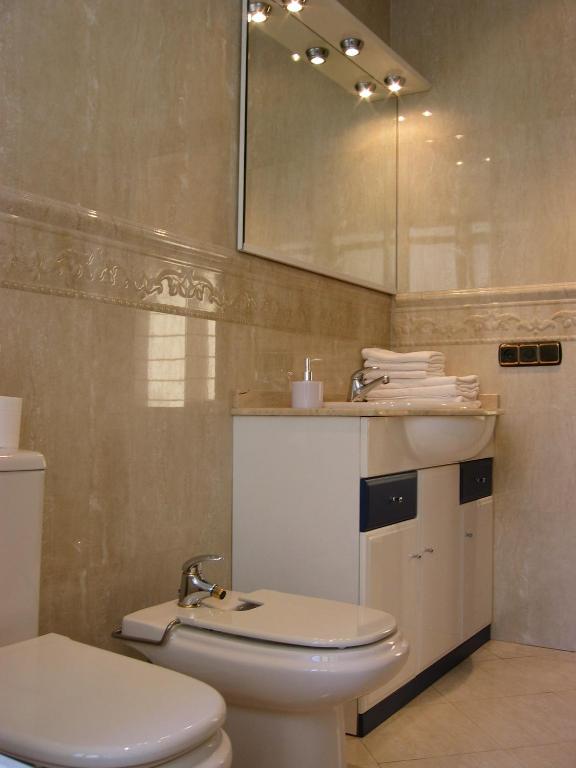 Vannituba majutusasutuses Hostal Granada