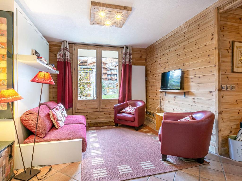 Appartement confortable et bien équipé à Val-d'Isère avec parking et terrasse