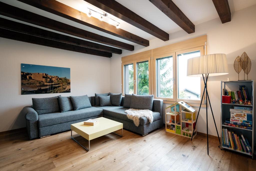 Posezení v ubytování Chalet Ruestel