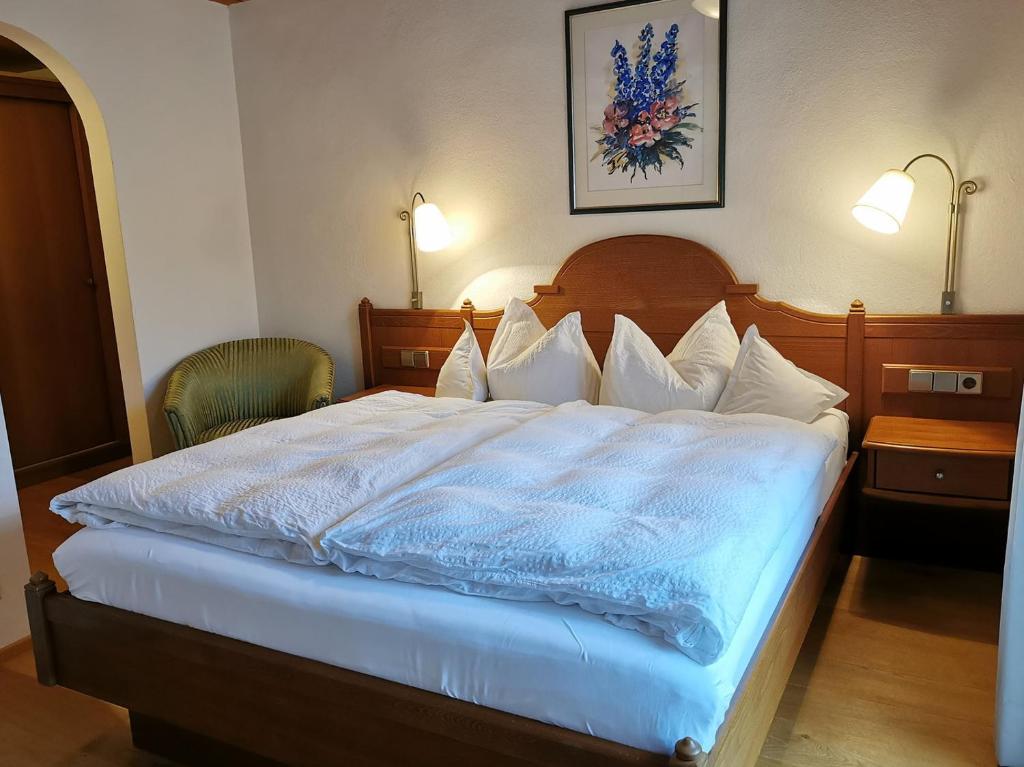 Postel nebo postele na pokoji v ubytování Menkenhof