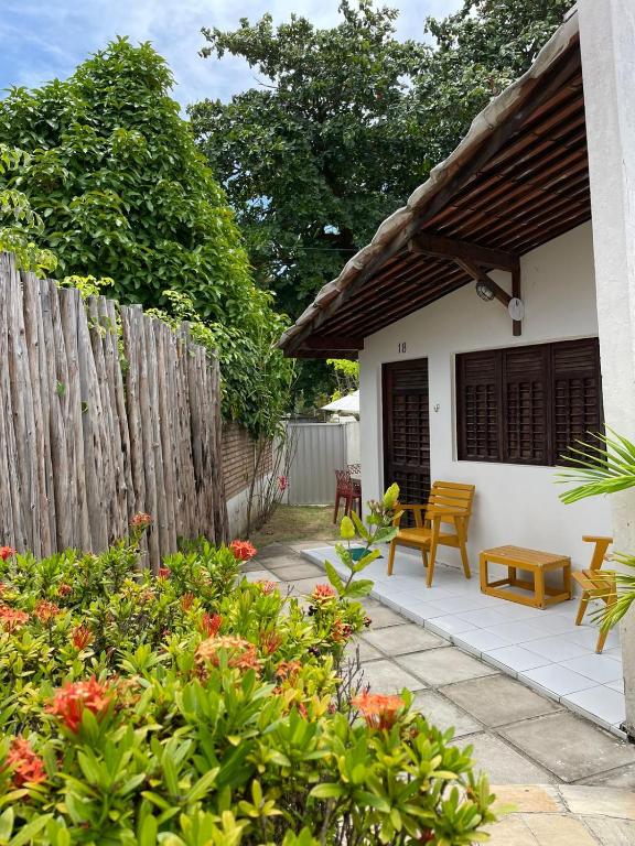 Bangalos do Pontal - Chambre Double Avec Balcon