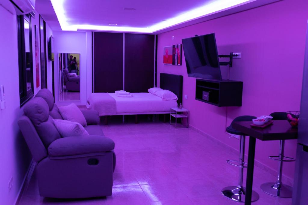 TV a/nebo společenská místnost v ubytování Sweet House 3