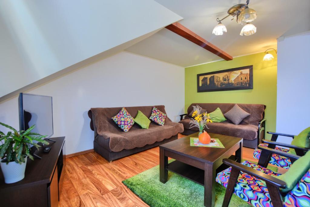 Posedenie v ubytovaní Apartament przy Walowej