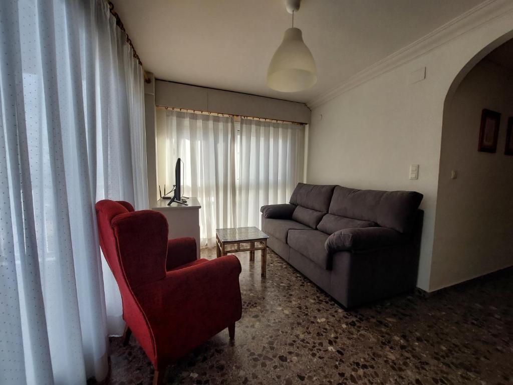 Posezení v ubytování Apartamento Bellavista