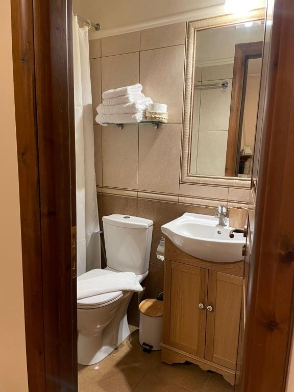 Koupelna v ubytování Valentini Guesthouse