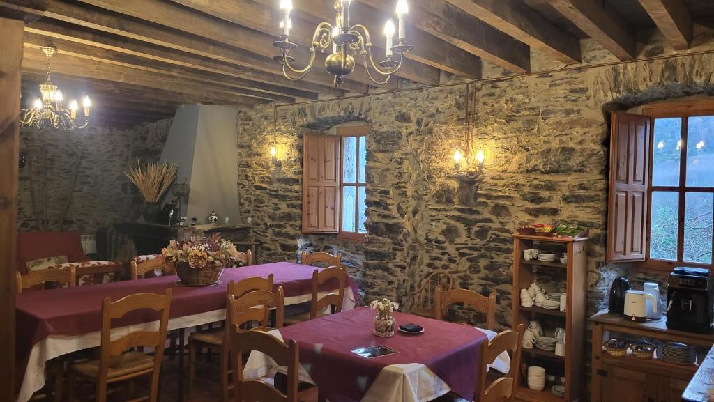 Restaurace v ubytování Hotel Rural LA CÁRCEL