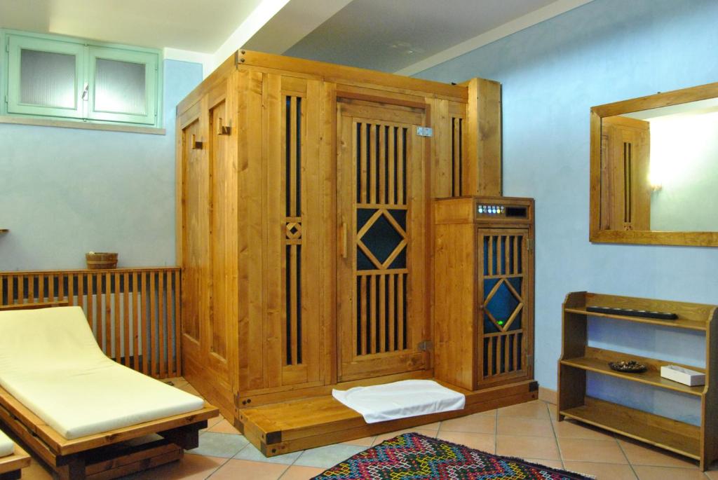 Postel nebo postele na pokoji v ubytování Hotel Gallo