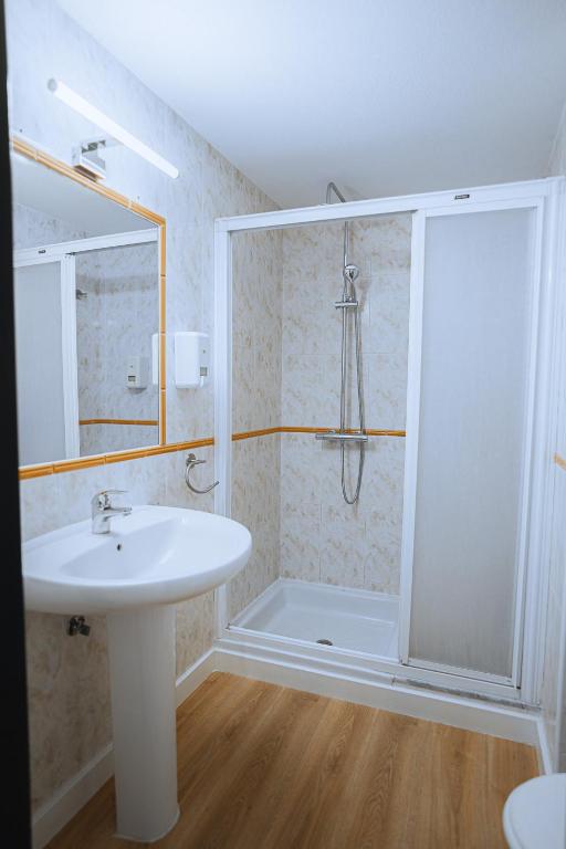 Kúpeľňa v ubytovaní Hotel Ventus
