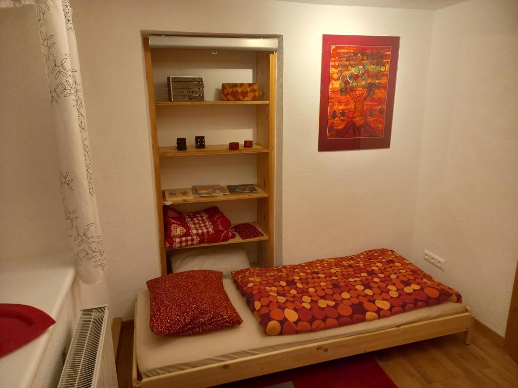 Postel nebo postele na pokoji v ubytování Fewo M & M