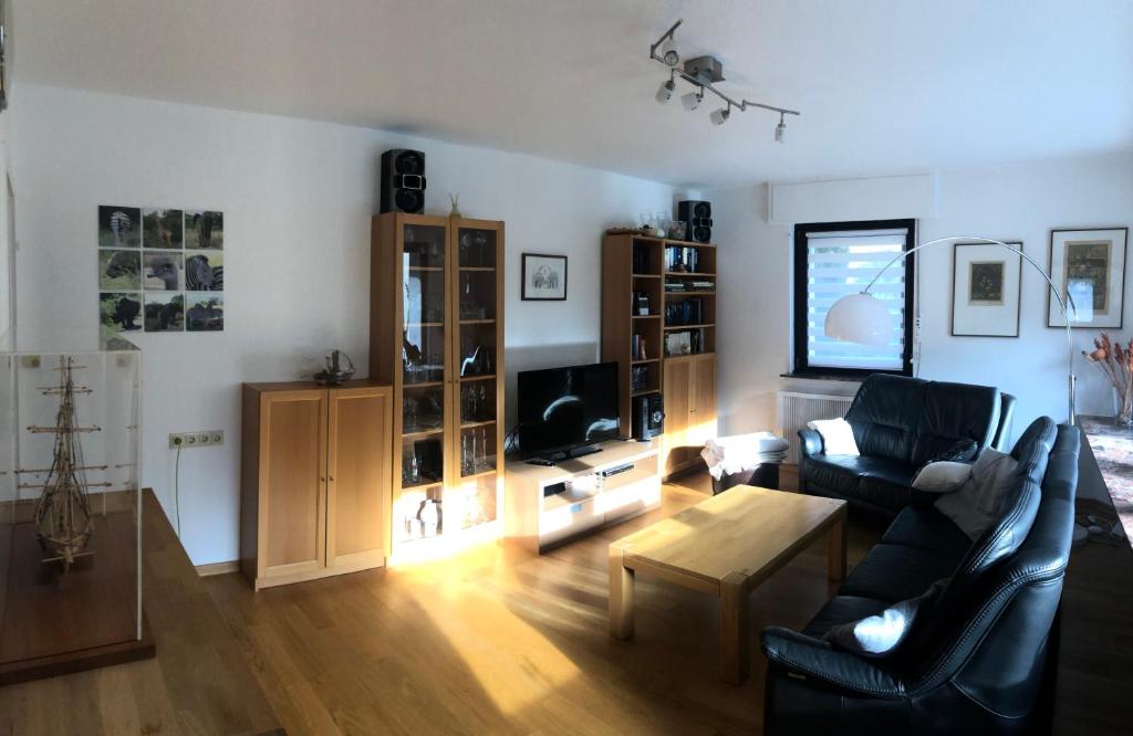 TV a/nebo společenská místnost v ubytování Haus Nacke