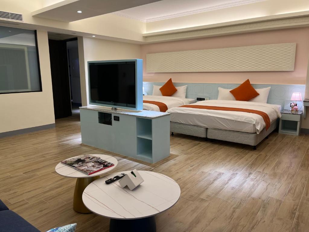 Letto o letti in una camera di Shange Beach Club Homeatay