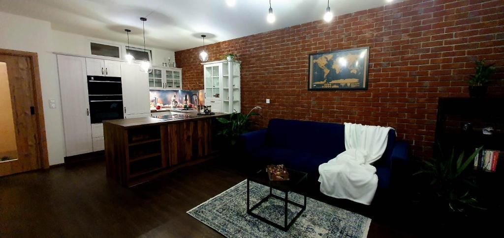 Kuchyň nebo kuchyňský kout v ubytování Apartmán Jako doma