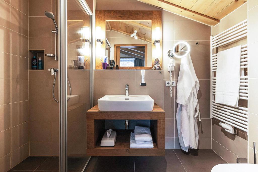 Kúpeľňa v ubytovaní Das Glemm Hotel - Joker Card Partner