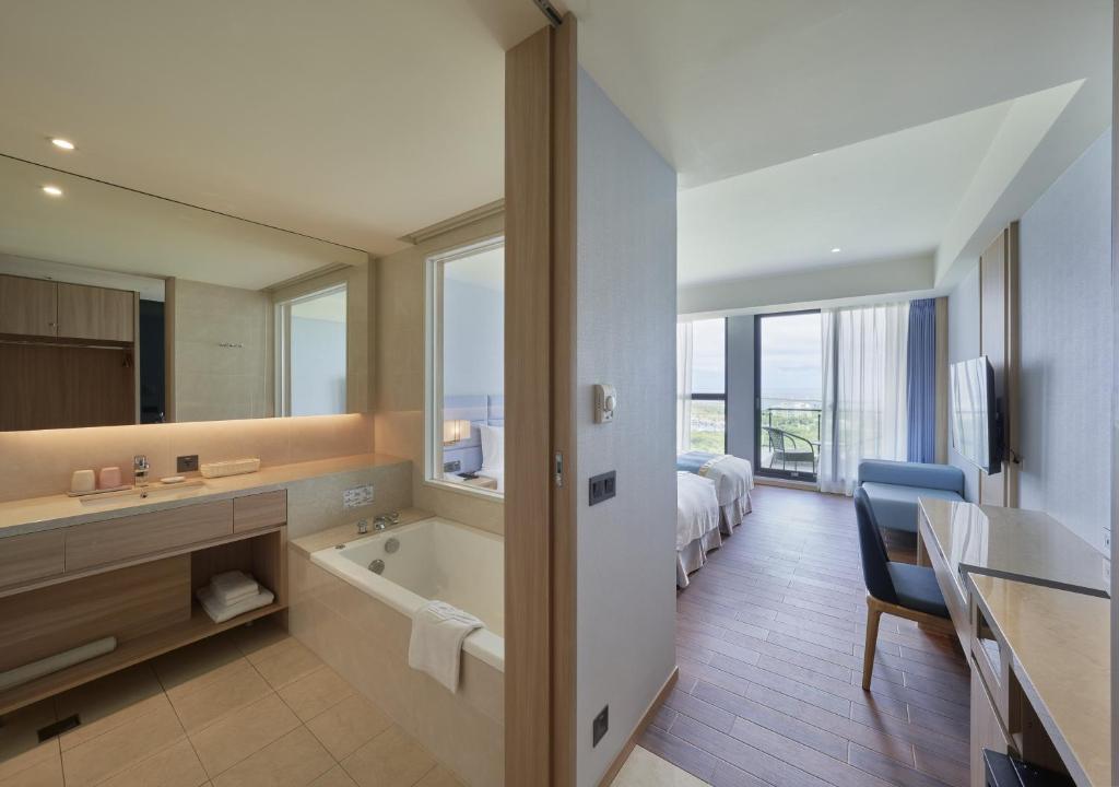 Koupelna v ubytování Lanyang Seaview Hotel