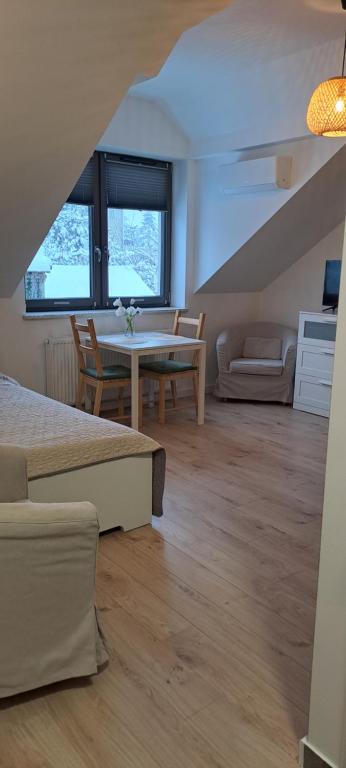 Posedenie v ubytovaní Prokocim Apartments