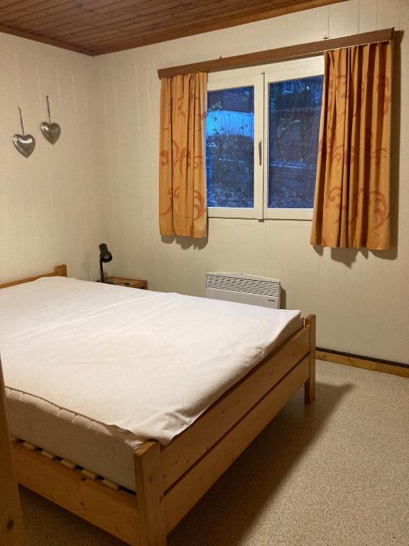 Postel nebo postele na pokoji v ubytování chalet 282 - La Boverie