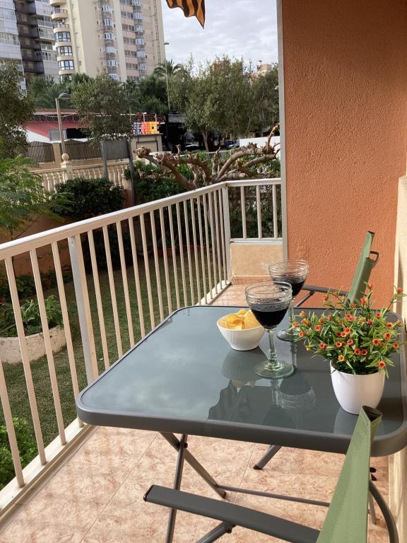 Balkón alebo terasa v ubytovaní Casa Torremar Playa de San Juan