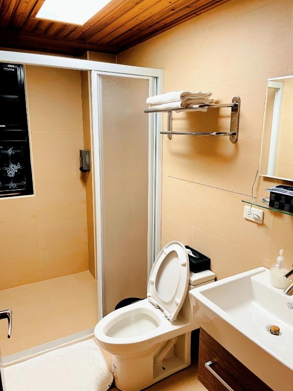 Koupelna v ubytování Landay Homestay
