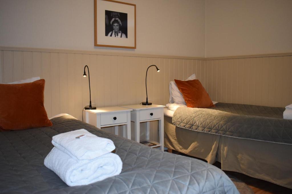 Postel nebo postele na pokoji v ubytování STF Wendelsberg Hotel & Hostel