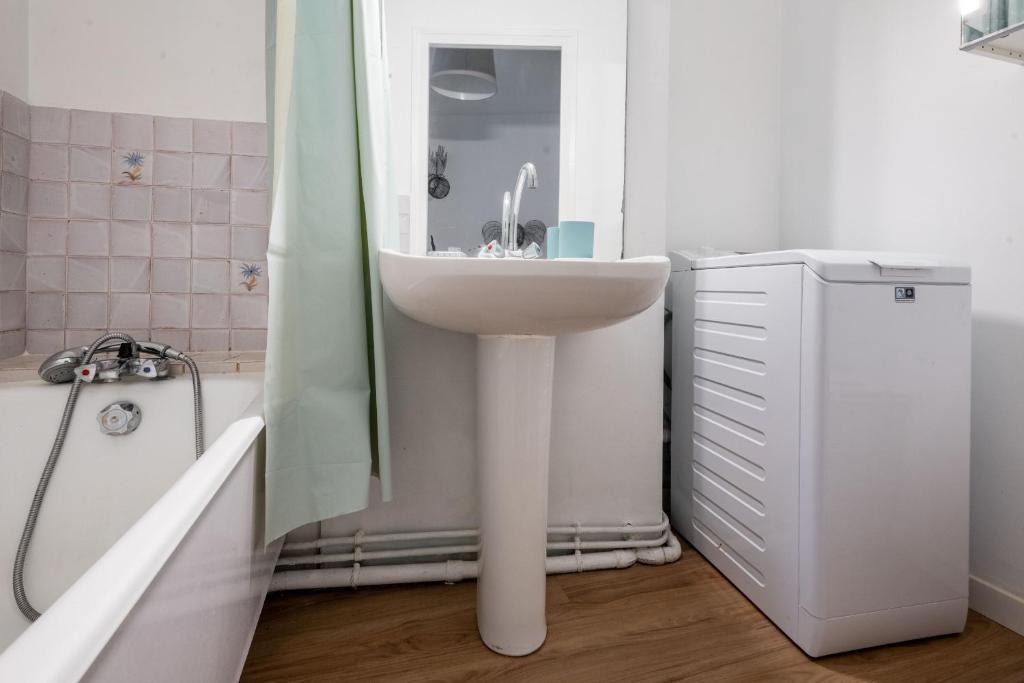 Kúpeľňa v ubytovaní Maison pour 6 - Noirmoutier - Terrasse